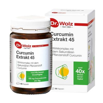 Curcumin Extrakt 45 Dr.Wolz Kapseln 90 St