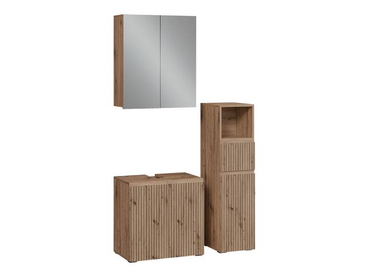 Ensemble de meubles de salle de bain 3 pièces 3 pièces artisan 60x58cm