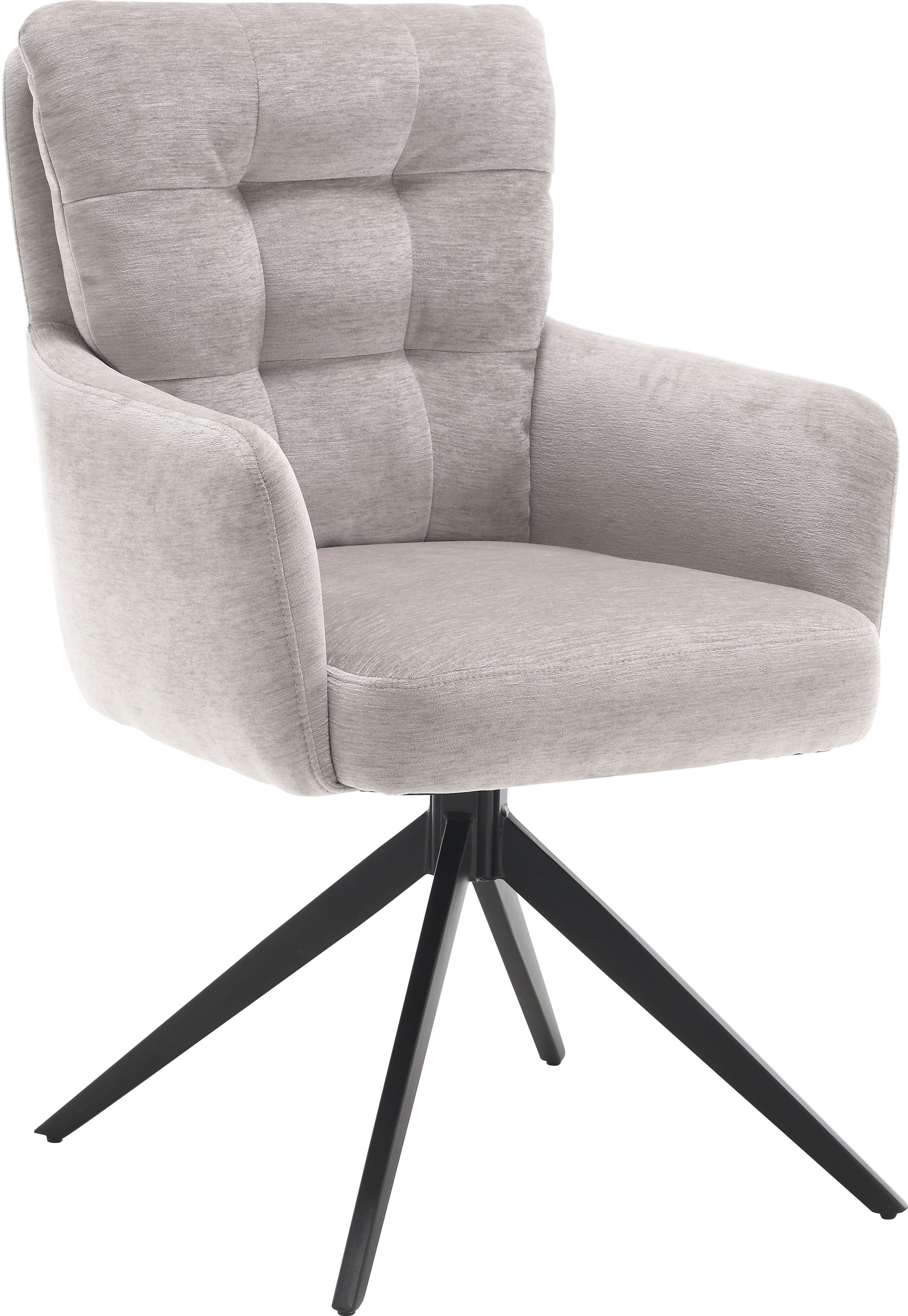Esszimmerstuhl HOME AFFAIRE "Sant Tropez", grau (taube, schwarz, taube), B:60cm H:92cm T:67cm, Stühle, Esszimmerstuhl taube, schwarz, taube B/H/T: 60cm x 92cm x 67cm, 2 Stk., uni, 2er Set