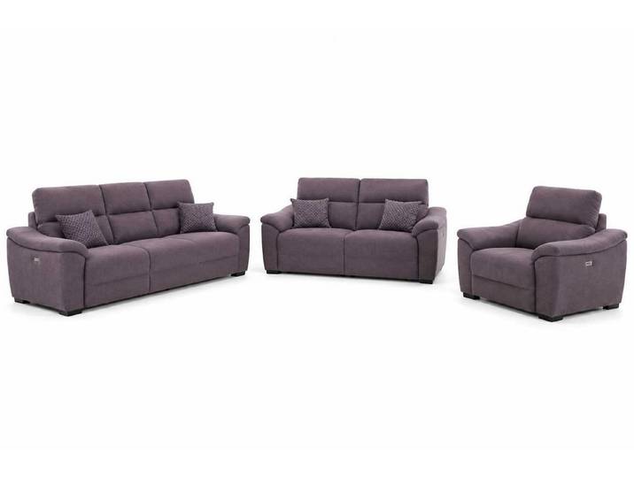 Xlmoebel Polstergarnitur Elegantes Sofa-Set mit Sessel im modernen italienischen Design, (3-tlg., 3-tlg)