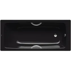 Kaldewei CAYONO STAR Badewanne, schwarz, 1800x800 mm, 400 mm Tiefe