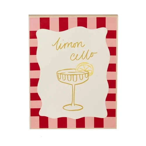 Mica Decorations schilderij Limoncello B: 31 cm, H: 41 cm