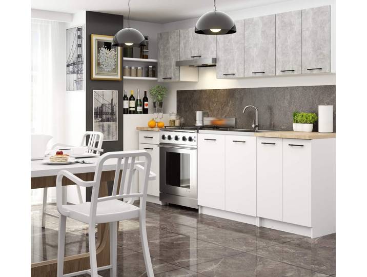 Raumhirsch Furniture Küchenzeile Modernes Küchenmöbel Set - Viel Stauraum - Küchenzeile, Küchenzeile, Küchenmöbel Set, elegantes Design, Soft-Close, modular