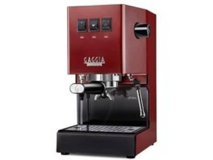 Machine à café - GAGGIA - CLASSIC EVO - Rouge - Acier inoxydable - Performance optimale