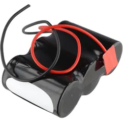 AccuCell Akku für Not- und Sicherheitsbeleuchtung 3,6 Volt 4000mAh, Akku Ladegerät