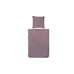 Flanell Bettwäsche-Set   ¦ lila/violett ¦ Maße (cm): B: 155 H: 1