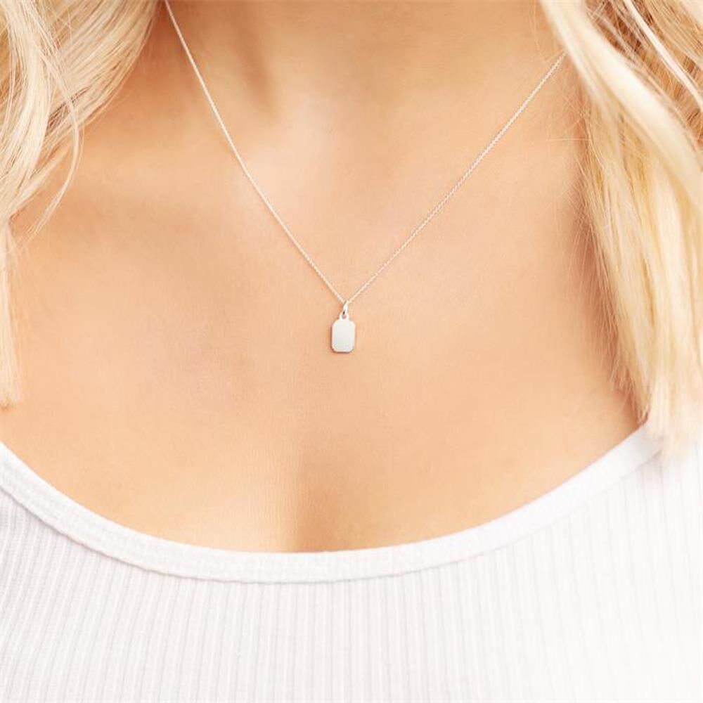Unique Kleiner 925 Silberanhänger gravierbar silber