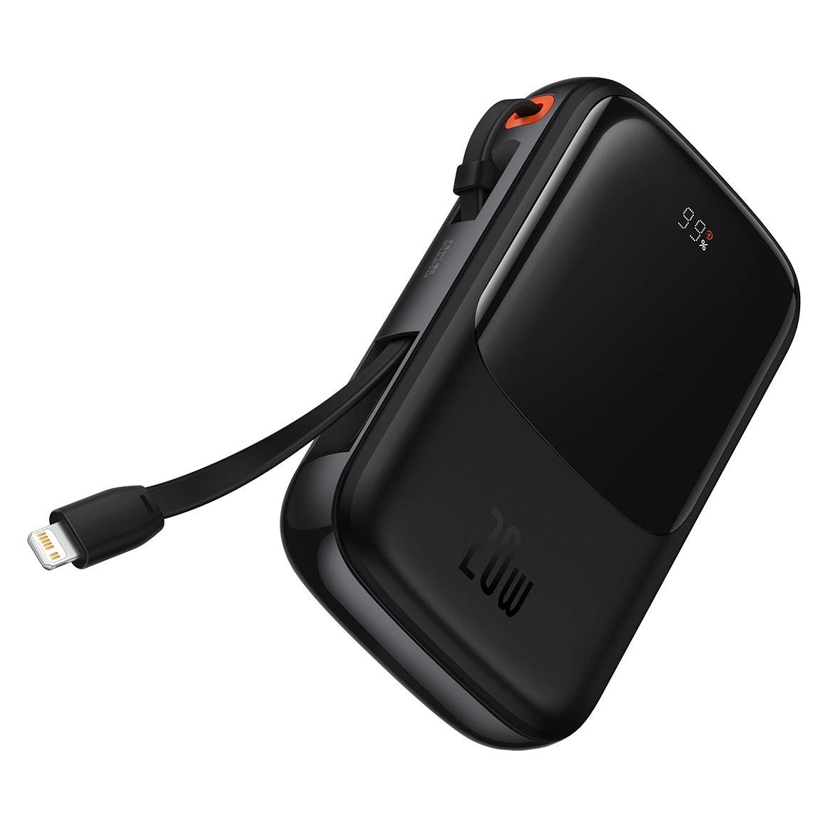 Baseus Qpow Pro Overseas Edition + USB C 3A Cable (10000 mAh, 20 W, 37 Wh) (PPQD060001)