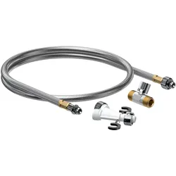 hansgrohe, Zubehör Sanitärinstallation, Wasseranschlussset für Dusche und WC / Anschlussset / 195 mm / Eckventil 1/2"