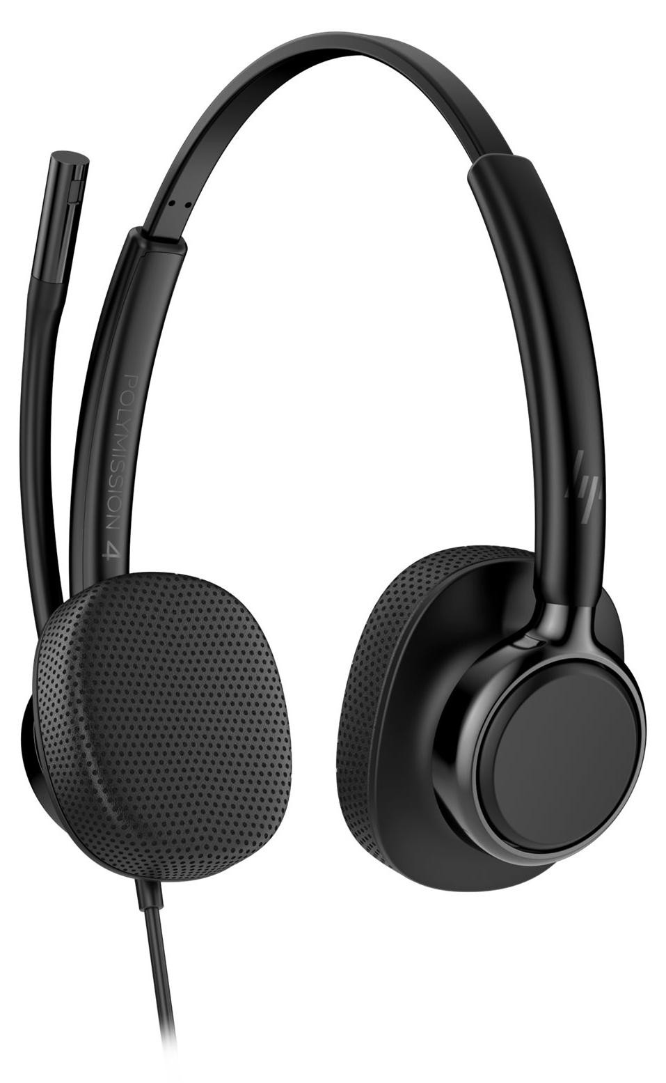 HP Poly Mission 420 Stereo USB-hoofdtelefoon, zwart