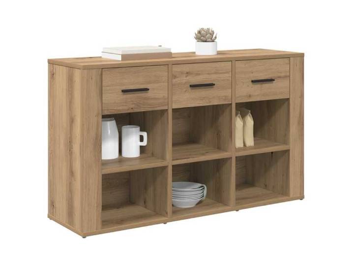 Meuble rangement - Buffet Chêne artisanal 100 x 30 x 59 5 cm Bois d'ingénierie poisd:27.31kg &3526