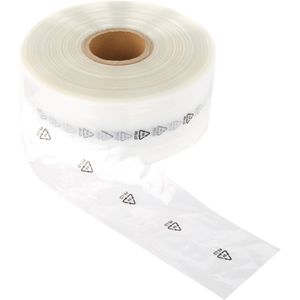 Böttcher-AG Schlauchfolie 100mm x 250m, transparent, aus LDPE Folie, Stärke 100my