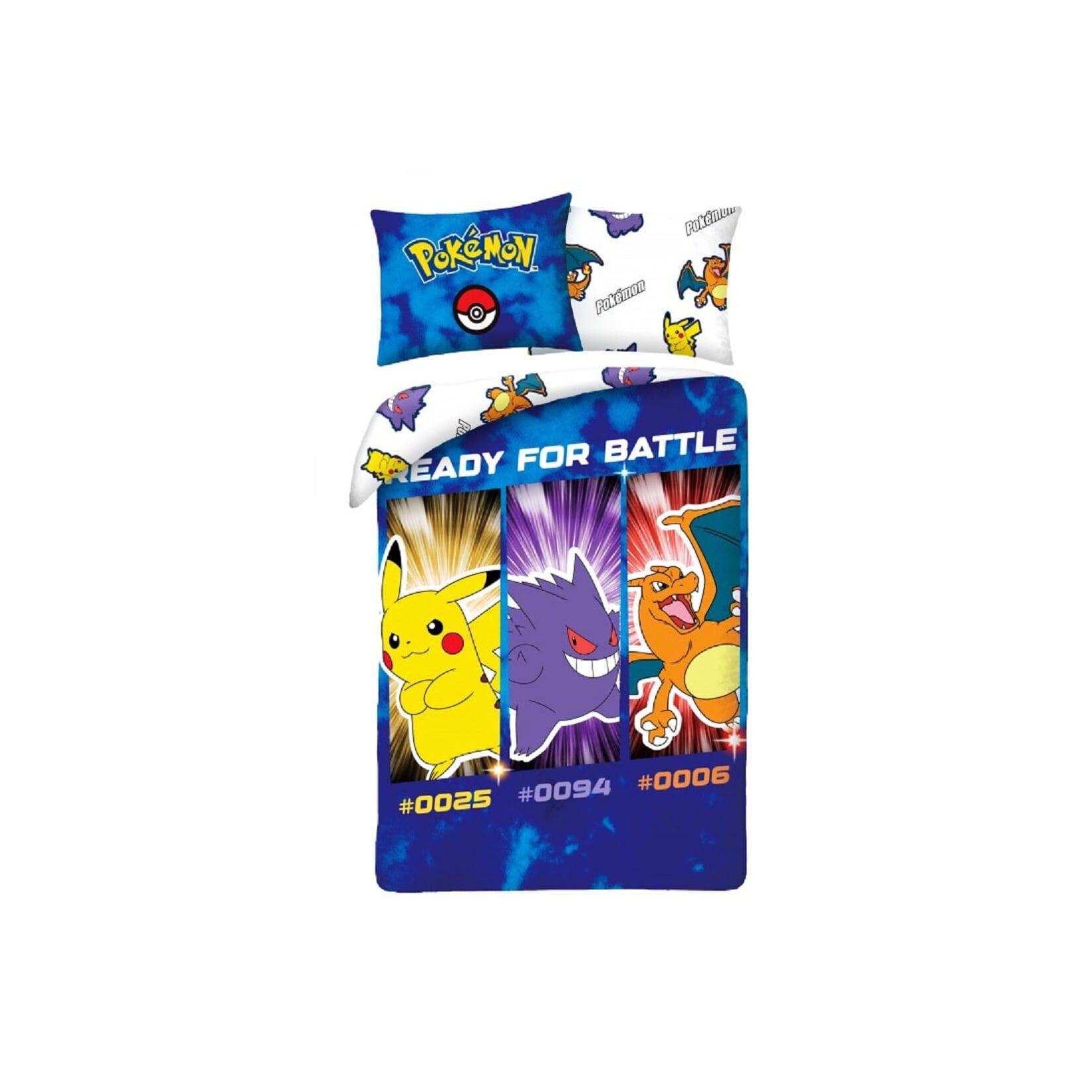 Pokémon Bettwäsche Set aus Baumwolle Bettdeckenbezug 140 × 200 cm