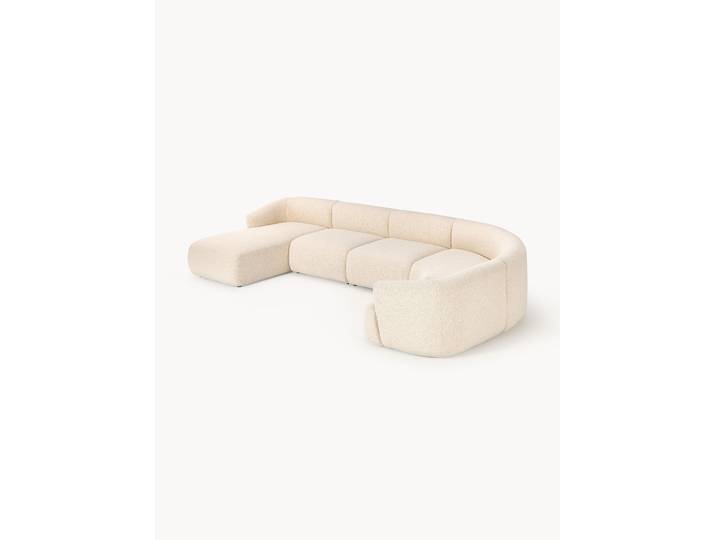 Canapé modulable XL en bouclette Sofia