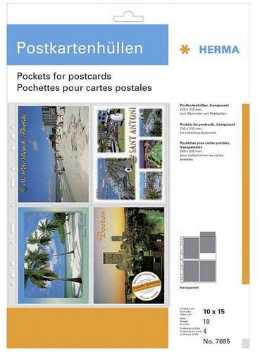 Herma Fotohüllen Transparent 10 x 15 cm