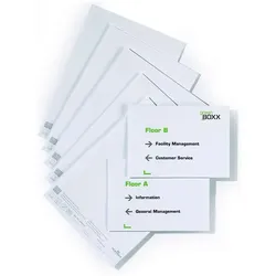 Durable Einsteckschilder für Namensschilder »DOOR SIGN REFILL« A5 weiß, 14.8x21 cm