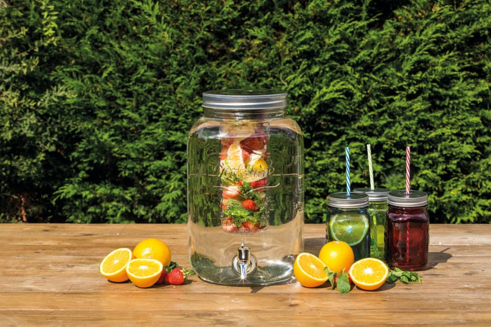 KitchenCraft Distributeur De Boissons à Infusion Verre Transparent 7.5L Transparent 25x32x19cm