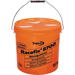 SOPRO Montagemörtel Racofix 8700 1: 3 Raumteile (Wasser/Mörtel) 15 kg Eimer