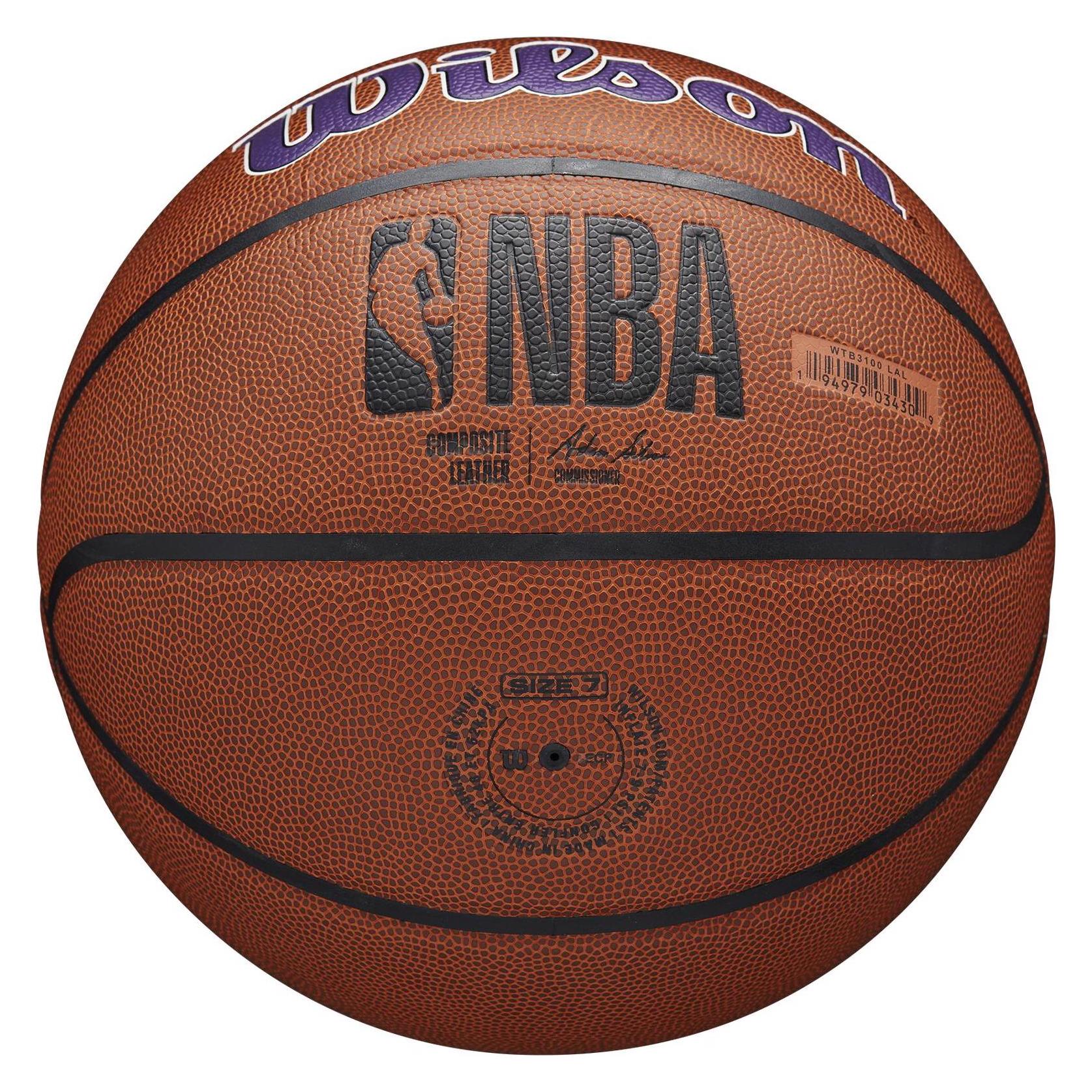 Wilson Basketball NBA Team Alliance LA Lakers (7) (WTB3100XBLAL)