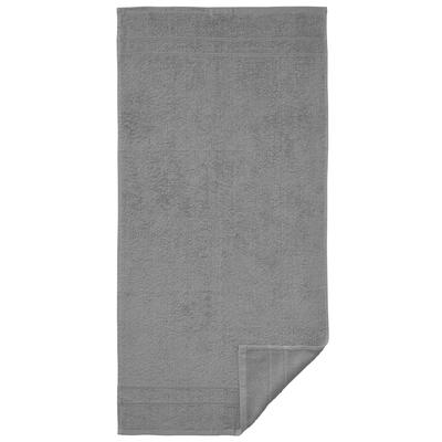 Handtuch WÄSCHEPUR, grau (steingrau), B:50cm L:100cm, 100% Baumwolle, Handtücher