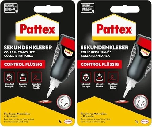 Pattex Sekundenkleber Matic flüssig, 3 g Flasche