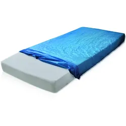10 x MaiMed® Matratzenschoner Blau CPE 210 x 90 x 20 cm