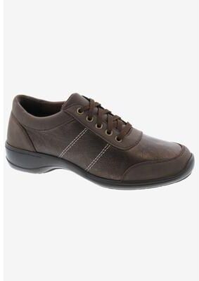 Women's Stroll Along Oxford Flat by Ros Hommerson in Brown Leather (Size 6 1/2 M)