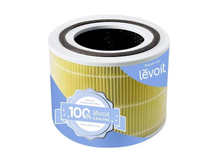 Ersatzfilter LEVOIT 3-Stufen-Filter , gelb, ABS-Kunststoff, Kunststoff, Polyethylenterephthalat (PET), Filterkartuschen, Ersatzfilter, 3-Stufen-Filter, für Haustierbesitzer, Raucher, Allergiker