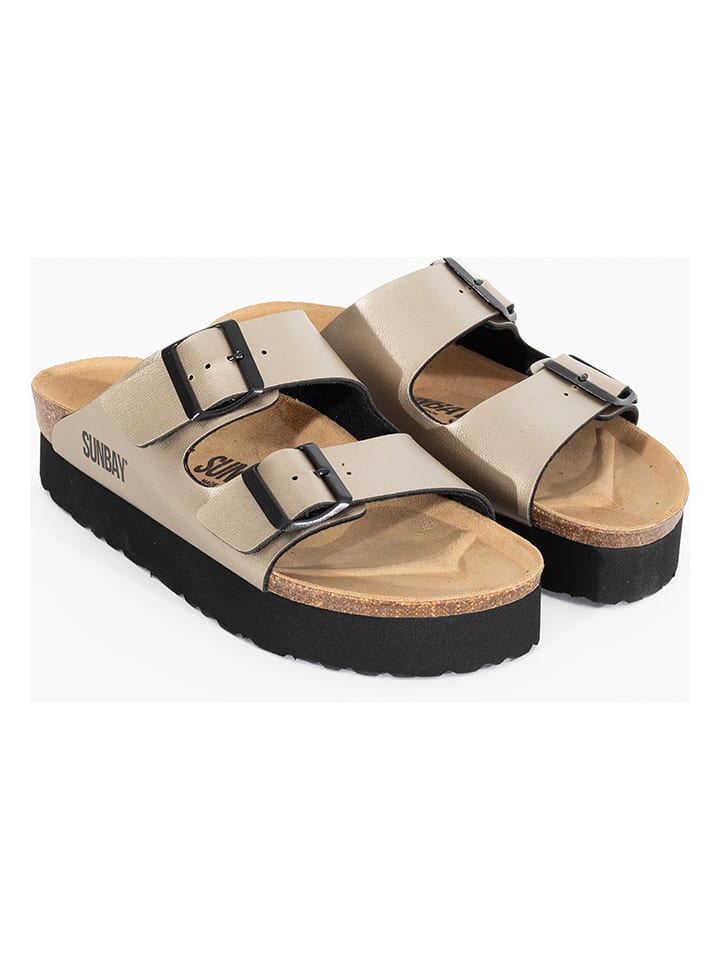 Sunbay Pantoletten 'Edelweiss" in Beige - 41