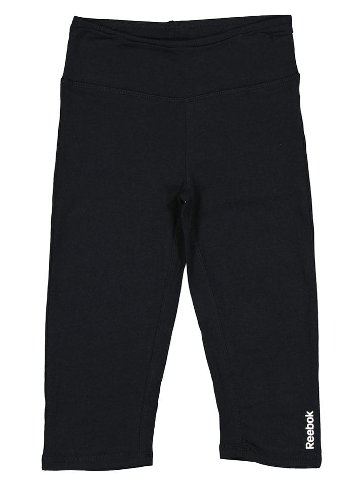 Reebok Trainings-Caprihose ''734'' in Schwarz - 128