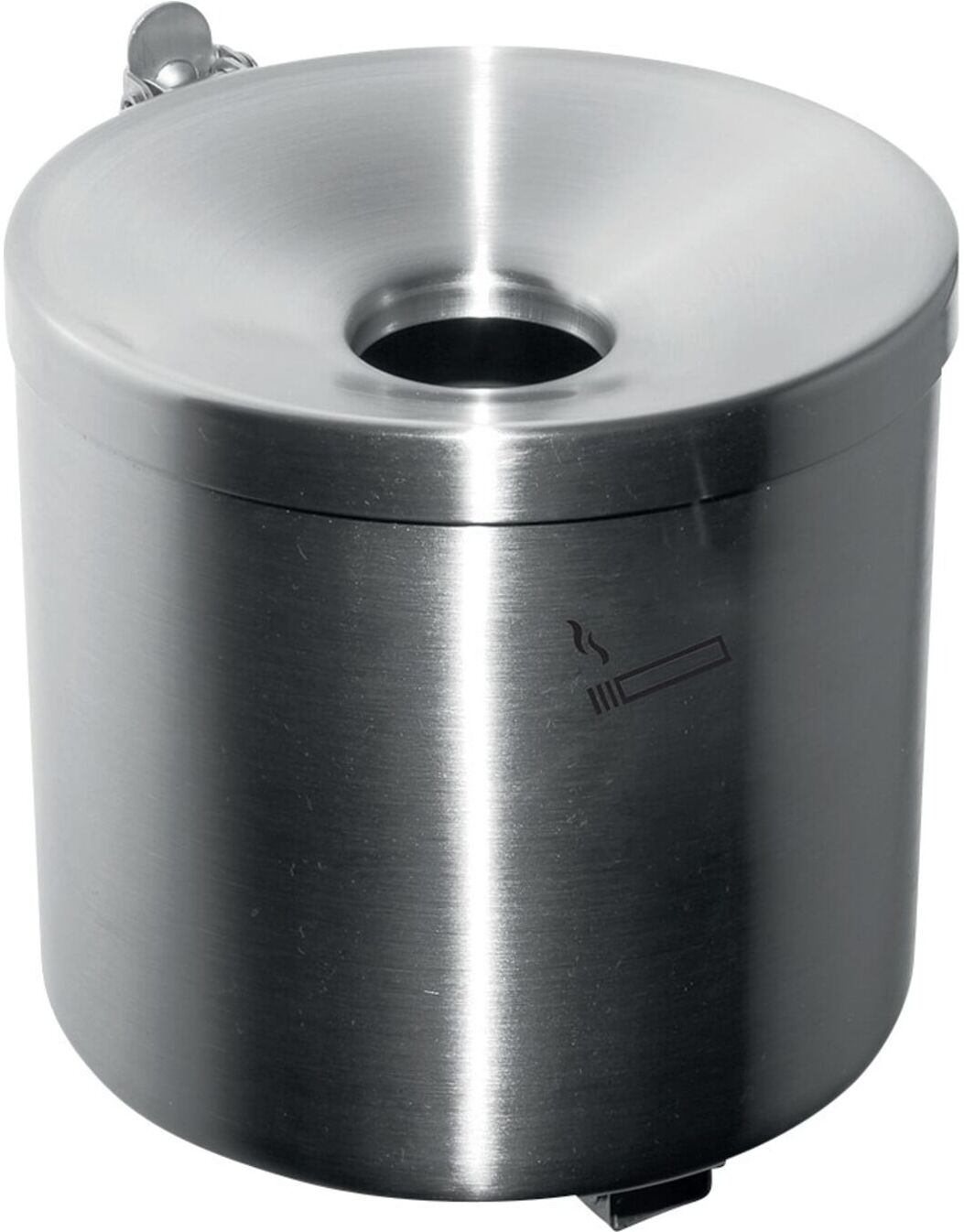 Sicherheitswandascher Ø150xH145mm silberfarbig m.Kippvorrichtung TKG (350002)