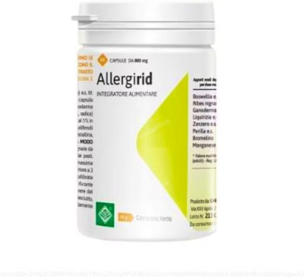 Gheos Allergirid 800 mg 60 Capsules