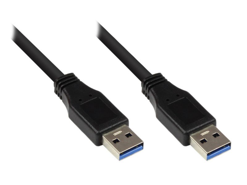 Good Connections USB 3.0 Anschlusskabel 3m St. A zu St. A schwarz