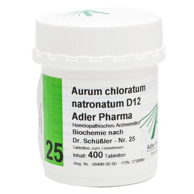 Biochemie Adler 25 Aurum chloratum natr.D 12 Tabl. 400 St Tabletten