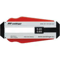 Weidinger, Zange, Abisolierer für AWG 32, für PVC- und PTFE-Drähte, Ø 0,2 mm