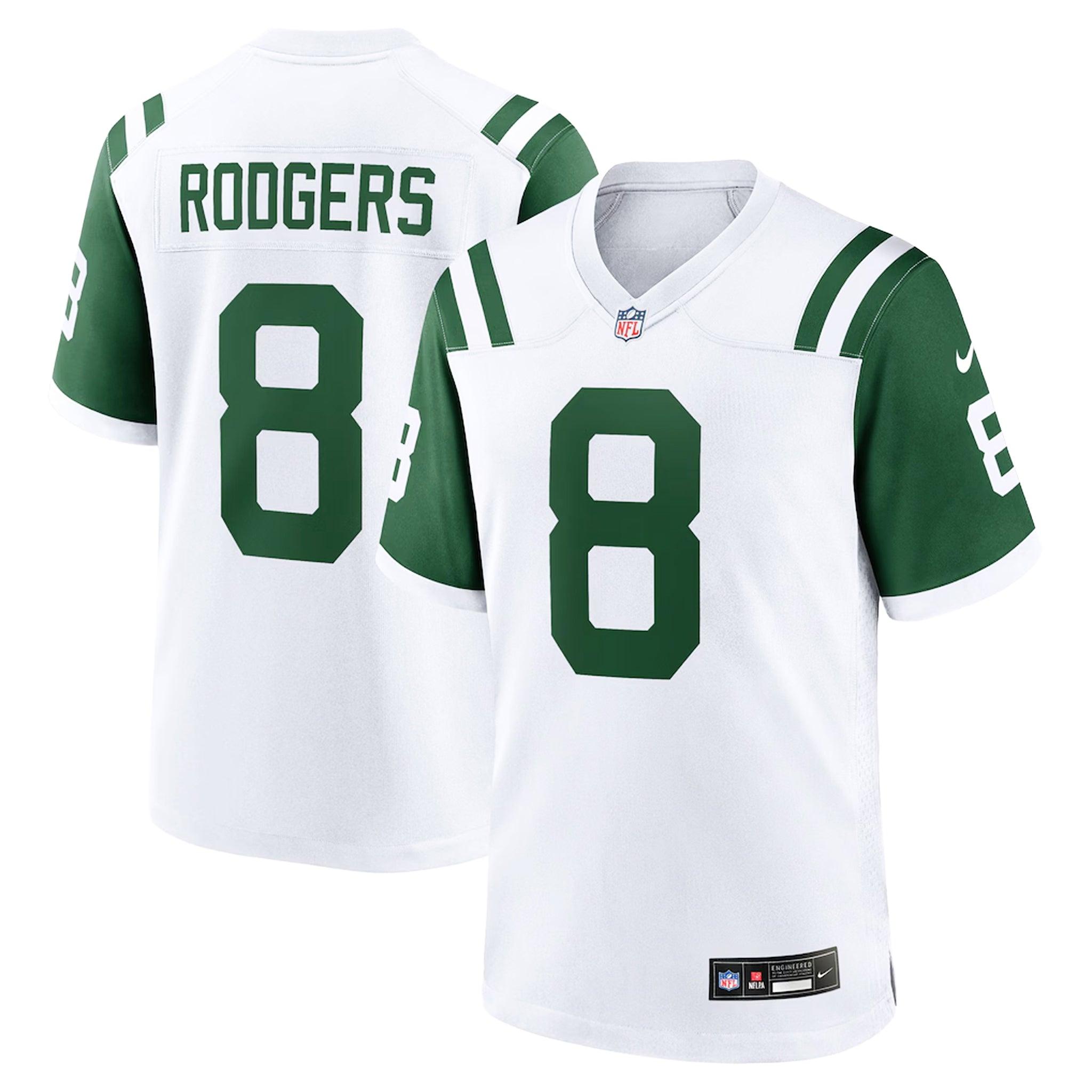 Nike NFL New York Jets 8 Rodgers Heimspieltrikot