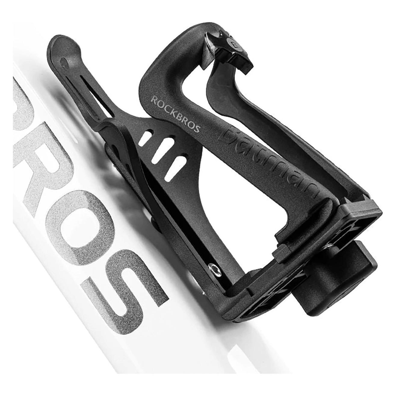 Rockbros Uchwyt na bidon 2-3D regulowany na rower i motocykl - czarny (5907769390463)