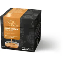 Qbo Caffè Buna Enteta - 27 Kapseln - Intensität: 5/10