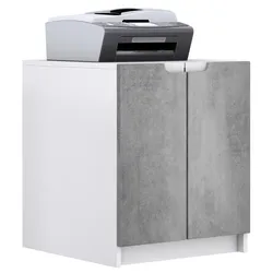 KOMMODE Logan Fronten in Beton Dunkel Optik