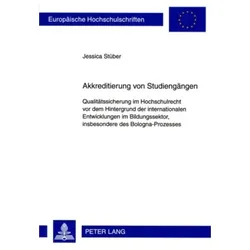 Akkreditierung von Studiengängen, Fachbücher von Jessica Stüber