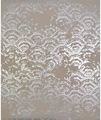 Antonina Vella Eclipse Khaki & Silver Wallpaper