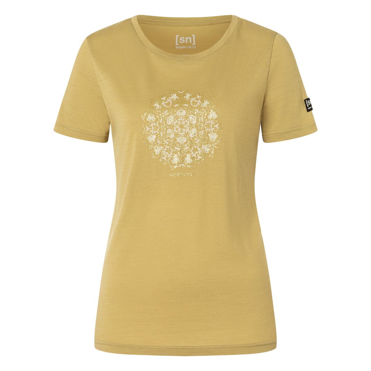 Super.Natural W Ornament Tee sahara/tobacco glitter/white stone (10I) XS SNWP0309710IXS