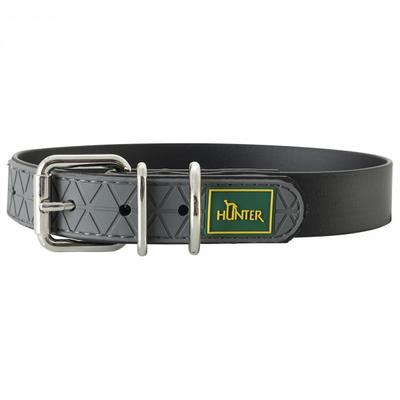 Hunter - Collar Convenience - Hundehalsband Gr Halsumfang 42-50 cm - Breite 2,5 cm schwarz