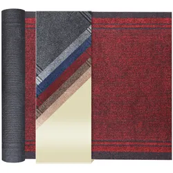 Schmutzfangläufer MALAGA - Rot - 0,66m x 27,00m