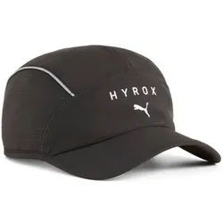 Puma Herren Caps He/Uni PUMA x HYROX SHORT VISOR 5 Panel Cap, Größe OSFA in Schwarz Schwarz