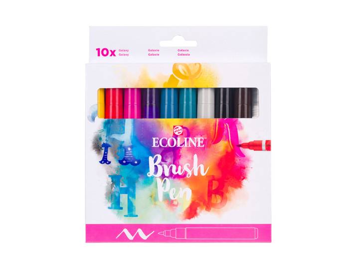 Ecoline Brushpen Galaxy 10 Farben