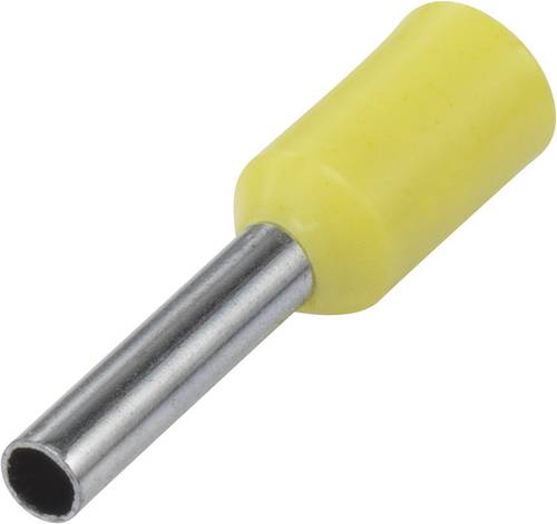 Vogt Verbindungstechnik 490712 Aderendhülse 6mm² Teilisoliert Gelb 100St.