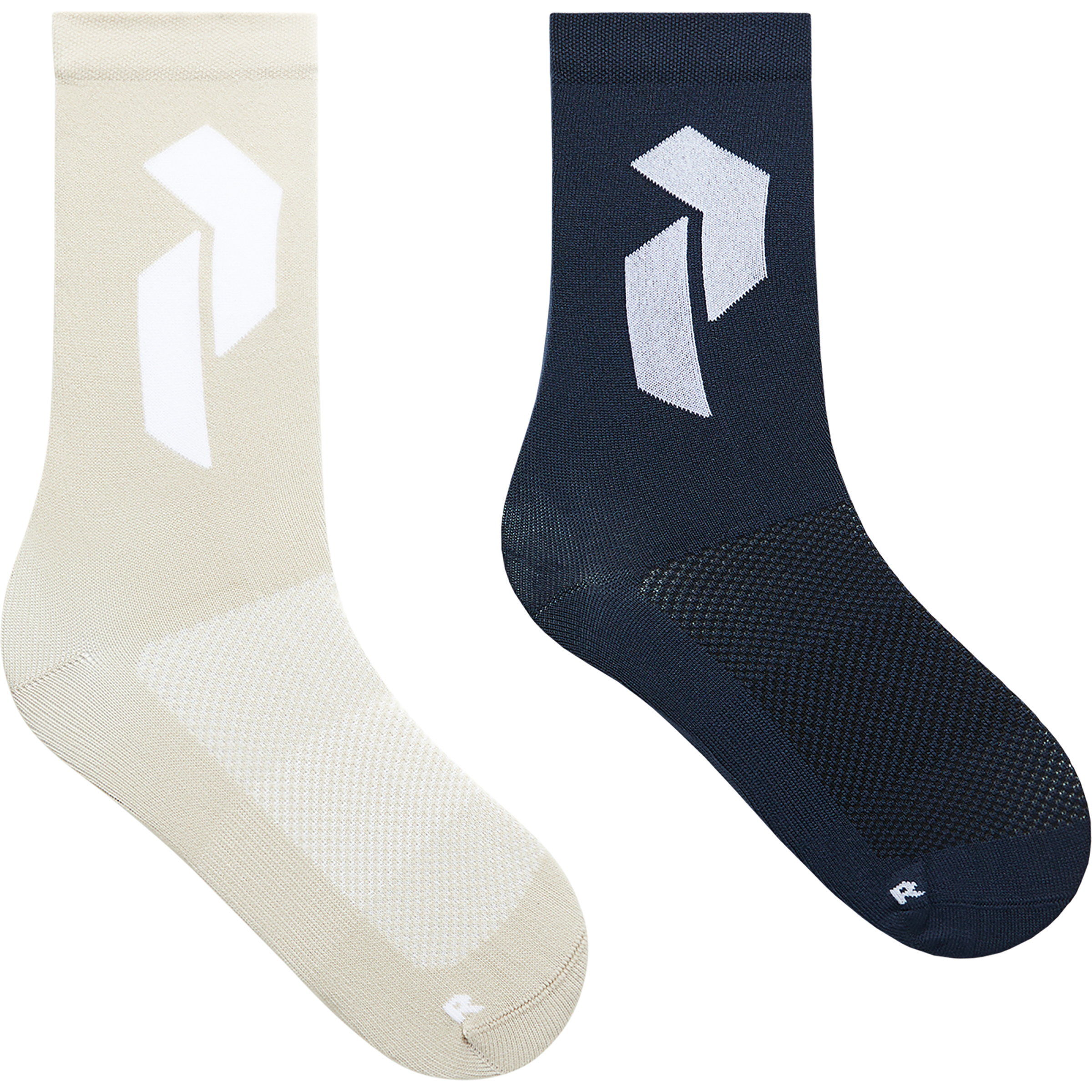 Peak Performance 2er Pack Freizeitsocken sand fog-blue shadow Größe 39 Lifestyle Elastisch