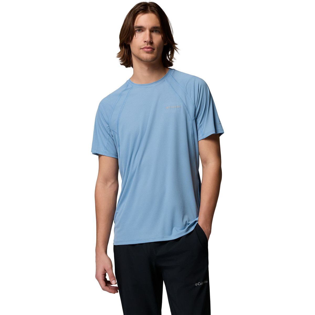Columbia Men's Stealth Spring Technical T-shirt rainy day (447) S 215733-2157333-447-S