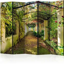 Paravent Pergola II Hellgrün/Beige